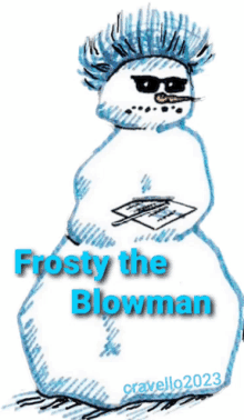 frosty the snowman snowman blow party time islander