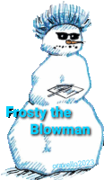 Frosty The Snowman Snowman Sticker - Frosty The Snowman Snowman Blow Stickers