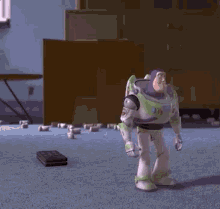 Toy Story Buzz Lightyear GIF - Toy Story Buzz Lightyear Walks Away GIFs