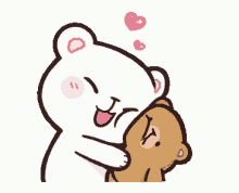 Romantic Couple Of Teddy Bears Kissing Romantic Couple Of Bears GIF