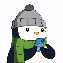 text phone penguin x message