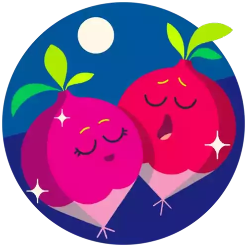 Billie And Bobby Sleep Sticker - Billi And Bobby Beetroots Couple Stickers