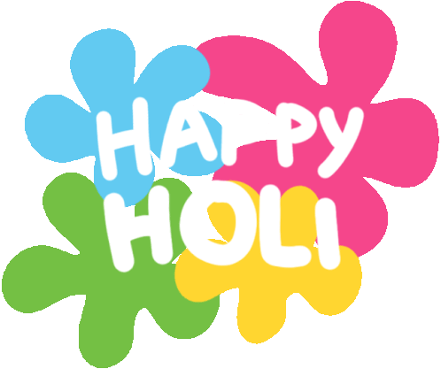 Holi Happy Holi Sticker