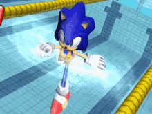 Sonic Run Fast GIF - Sonic Run Fast Water GIFs