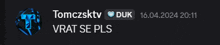 a black background with the name tomczskv and the date 16.04.2024