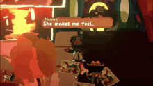 a video game character named meowz is talking to another character