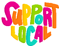 Support Local Shop Small Sticker - Support Local Shop Small Local Stickers