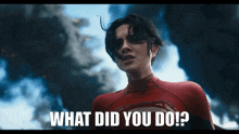 What Did You Do The Flash GIF - What Did You Do The Flash Supergirl GIFs