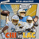 Los Angeles Chargers Vs. Chicago Bears Pre Game GIF - Nfl National Football League Football League GIFs