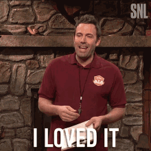 I Loved It Ben Affleck GIF - I Loved It Ben Affleck Saturday Night Live GIFs