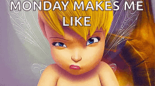 Tinkerbell I Hate Mondays GIF - Tinkerbell I Hate Mondays Grumpy GIFs