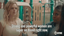 strong powerful women trend right now