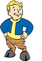 a cartoon drawing of a boy with a t on his shirt