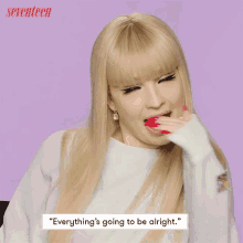 Everythings Going To Be Alright Kim Petras GIF - Everythings Going To Be Alright Kim Petras Seventeen GIFs
