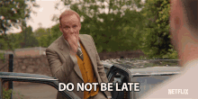 Do Not Be Late Alistair Petrie GIF - Do Not Be Late Alistair Petrie Michael Groff GIFs