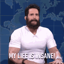 My Life Is Insane Dan Bulldozer GIF - My Life Is Insane Dan Bulldozer Saturday Night Live GIFs