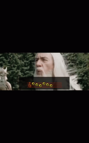 Ocarina Musical Notes GIF - Ocarina Musical Notes Saruman GIFs