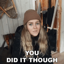 You Did It Though Crystal Drinkwalter GIF - You Did It Though Crystal Drinkwalter Vanwives GIFs