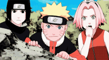 Naruto Uzumaki Sakura Haruno GIF - Naruto Uzumaki Sakura Haruno Sasuke Uchiha GIFs