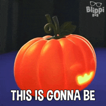 This Is Gonna Be Good Mr Pumpkin GIF - This Is Gonna Be Good Mr Pumpkin Blippi Wonders - Educational Cartoons For Kids GIFs