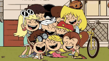 loud house group picture happy snap fam bam