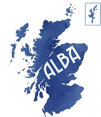Alba Scotland Sticker - Alba Scotland Gaelic Stickers