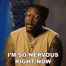 I'M So Nervous Right Now Aaron GIF - I'M So Nervous Right Now Aaron Ink Master GIFs