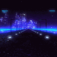 a bridge that is lit up at night