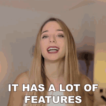 It Has A Lot Of Features Alicia Rodriguez GIF - It Has A Lot Of Features Alicia Rodriguez Freecodecamporg GIFs