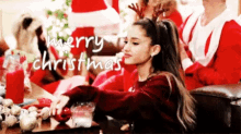 Merry Christmas Ariana Grande GIF - Merry Christmas Ariana Grande GIFs