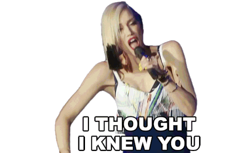 I Thought I Knew You Gwen Stefani Sticker - I Thought I Knew You Gwen Stefani No Doubt Stickers