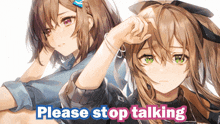 Stop Talking GIF