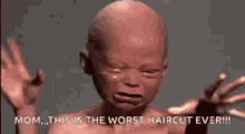 Bad Hair Bruh GIF - Bad Hair Bruh Baby GIFs