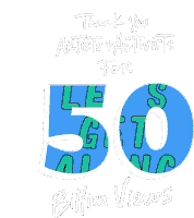 Thank You Thanks Sticker - Thank You Thanks 50billion Views Stickers