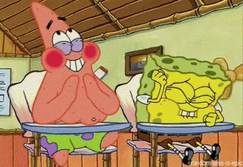 Laughing SpongeBob