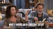 Whats Wrong With Constant Gifts Fran Drescher GIF - Whats Wrong With Constant Gifts Fran Drescher Debbie GIFs