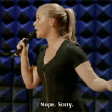 Nope Sorry GIF - Nope Sorry Amy Schumer GIFs