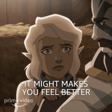 It Might Makes You Feel Better Pike Trickfoot GIF - It Might Makes You Feel Better Pike Trickfoot Ashley Johnson GIFs