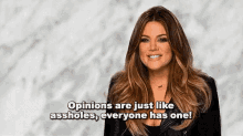 Khloe Kardashian GIF - Keeping Up With The Kardashians Khloe Kardashian Opinions Are Just Like Assholes GIFs
