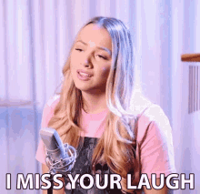 I Miss Your Laugh Emma Heesters GIF - I Miss Your Laugh Emma Heesters Andmesh GIFs