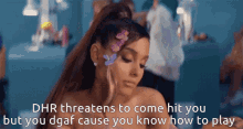 Idgaf Ariana Grande GIF - Idgaf Ariana Grande Dont Care GIFs