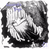a black and white drawing of a person with the words kameda solo de yoyo written on it