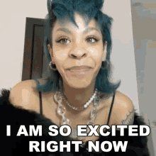 I Am So Excited Right Now Rico Nasty GIF