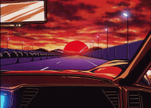 Cruising Sunset GIF - Cruising Sunset Vaporwave GIFs