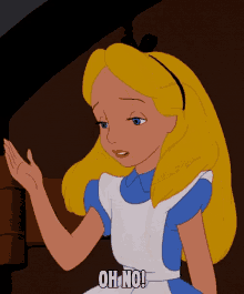 Stressed Oh No GIF - Stressed Oh No Alice In Wonderland GIFs