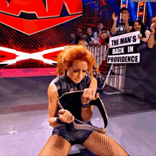 Becky Lynch Raw Womens Champion GIF