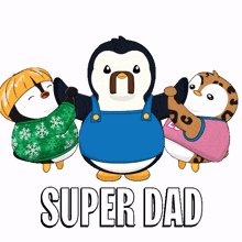 dad penguin father daddy pudgy