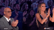 Clapping Howie Mandel GIF - Clapping Howie Mandel Heidi Klum GIFs