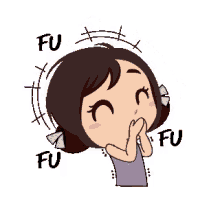 alice sticker alice animated laughing fu pffft