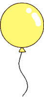 Yellow Balloon Sticker - Yellow Balloon Stickers